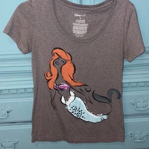 ⛵️ Sunset Sail 5/$15 Vintage Disney Store Ariel Little Mermaid 🧜‍♀️ Tee EUC